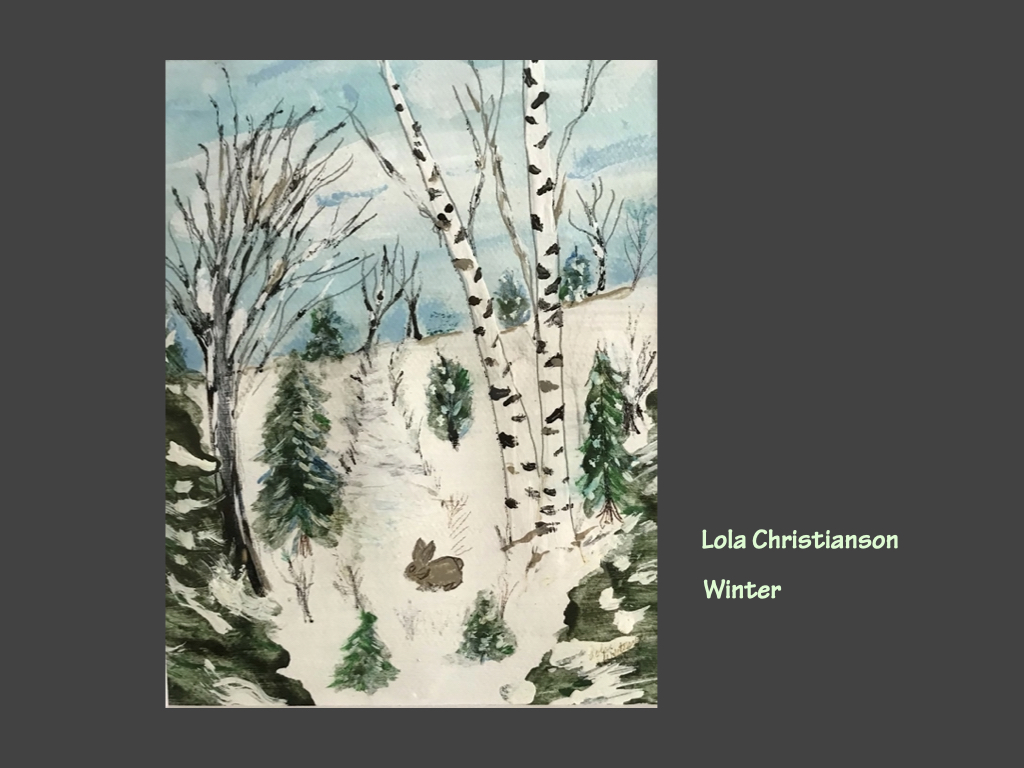 Winter art entry